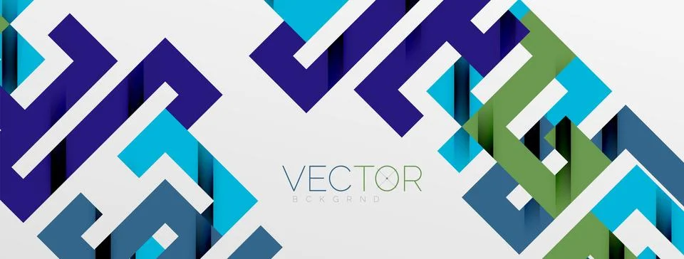Color bend lines with shadow texture effect. Vector Illustration For Wallpaper Stock Illustration