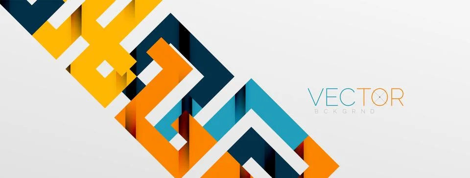 Color bend lines with shadow texture effect. Vector Illustration For Wallpaper Stock Illustration