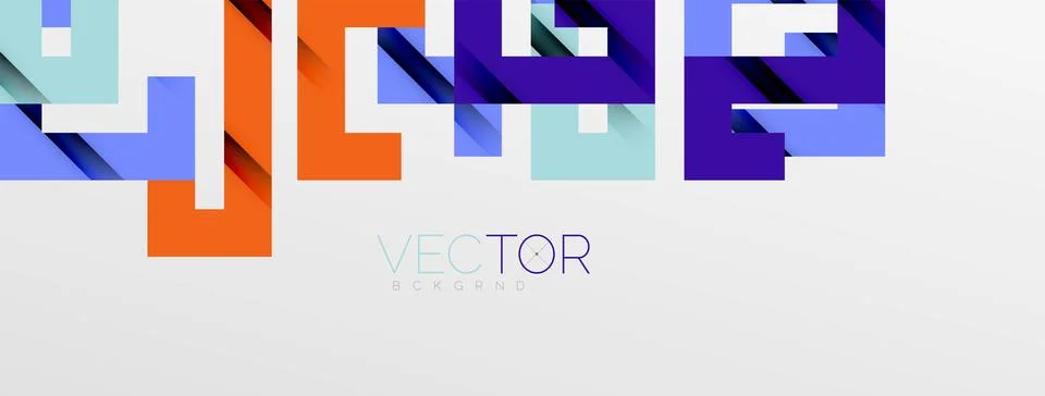 Color bend lines with shadow texture effect. Vector Illustration For Wallpaper Stock Illustration