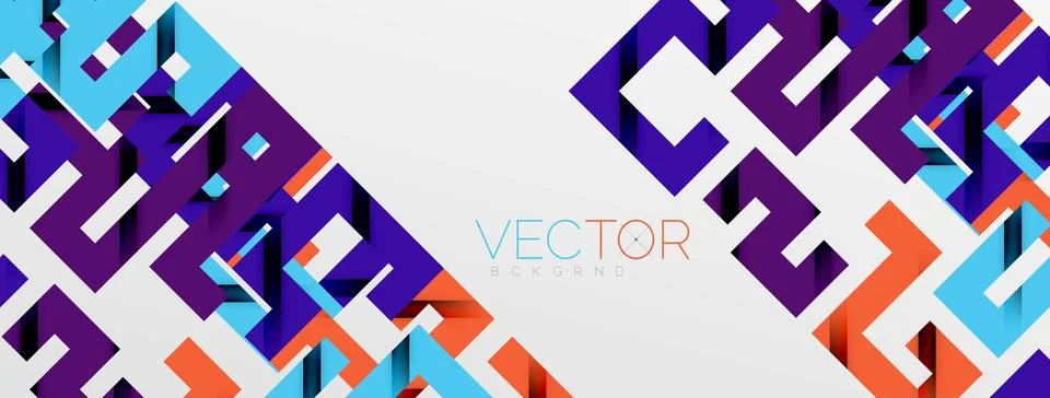 Color bend lines with shadow texture effect. Vector Illustration For Wallpaper Stock Illustration