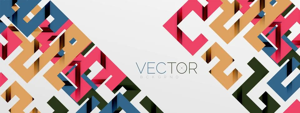 Color bend lines with shadow texture effect. Vector Illustration For Wallpaper Stock Illustration