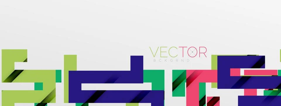 Color bend lines with shadow texture effect. Vector Illustration For Wallpaper Stock Illustration