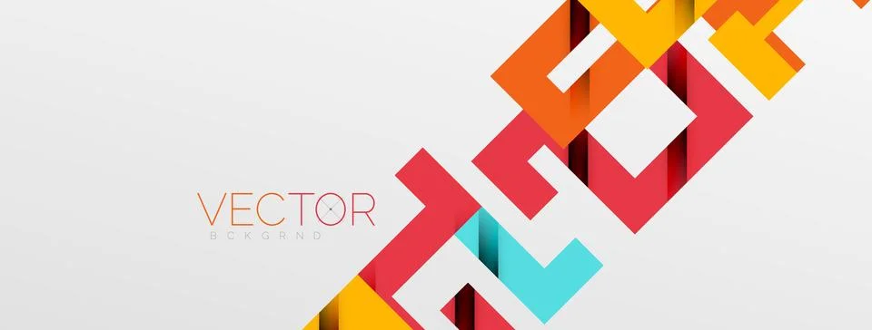Color bend lines with shadow texture effect. Vector Illustration For Wallpaper Stock Illustration