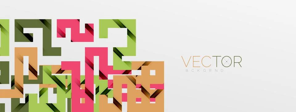 Color bend lines with shadow texture effect. Vector Illustration For Wallpaper Stock Illustration