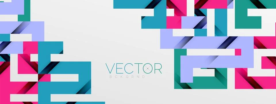 Color bend lines with shadow texture effect. Vector Illustration For Wallpaper Stock Illustration