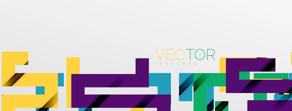 Color bend lines with shadow texture effect. Vector Illustration For Wallpaper Stock Illustration