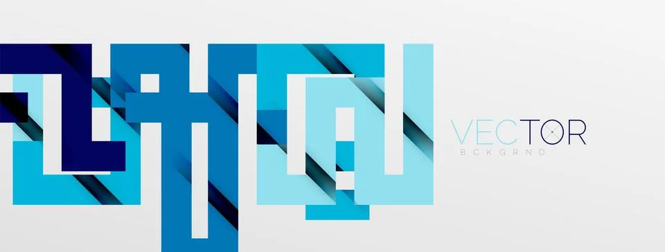 Color bend lines with shadow texture effect. Vector Illustration For Wallpaper Stock Illustration