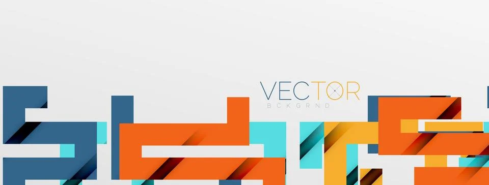 Color bend lines with shadow texture effect. Vector Illustration For Wallpaper Stock Illustration