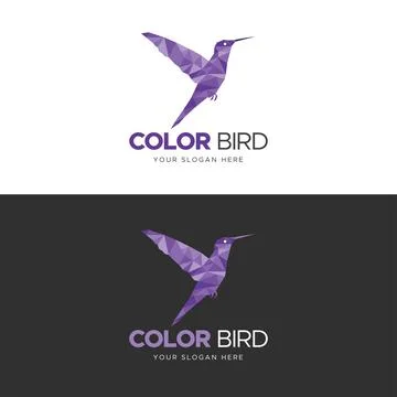 Color Bird Logo Stock-Illustration