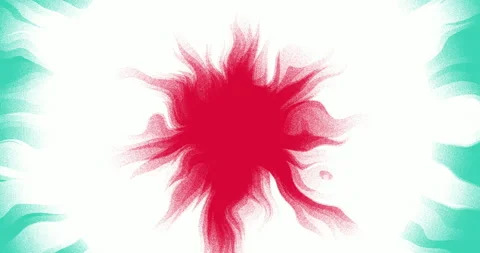 Color bleed animation. Transition or loader loop animation screen. 4K resolution Stock Footage 233304534