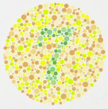 Color blind test - 7 Stock Illustration
