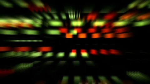 Color block pattern and ray light,computer web tech background,disco neon.partic Stock Footage 938681