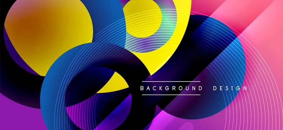 Color block vector abstract background, dynamic shapes on color gradient. Trendy 스톡 일러스트