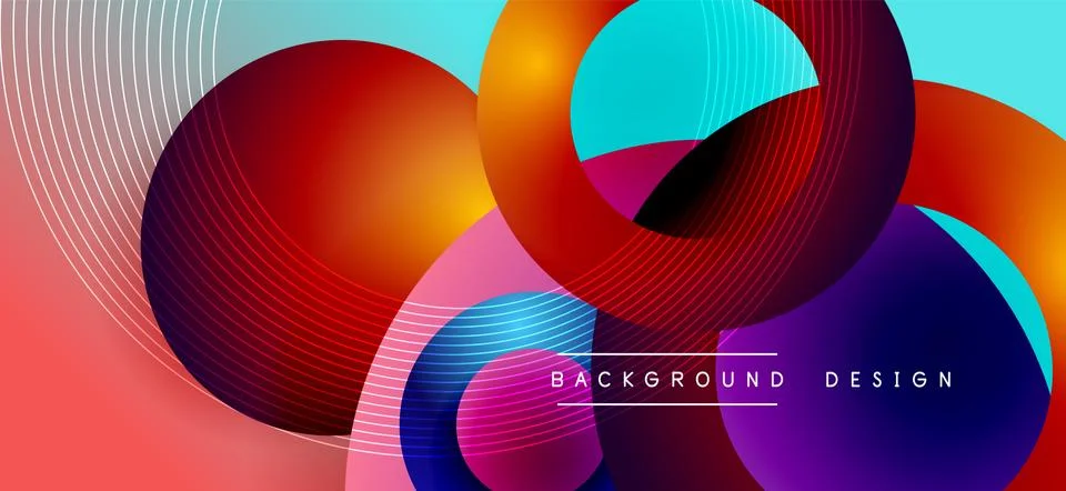 Color block vector abstract background, dynamic shapes on color gradient. Trendy 스톡 일러스트