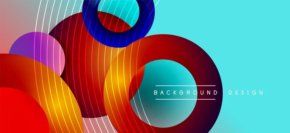 Color block vector abstract background, dynamic shapes on color gradient. Trendy 스톡 일러스트