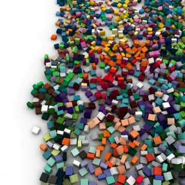 Color blocks Stock Illustration