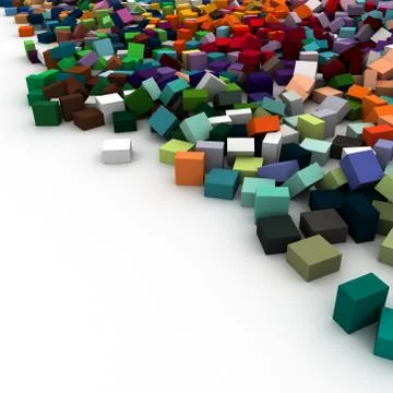 Color blocks Stock Illustration