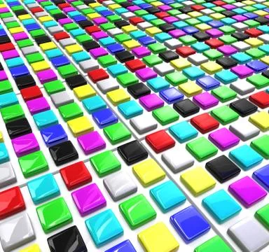 Color blocks Stock Illustration