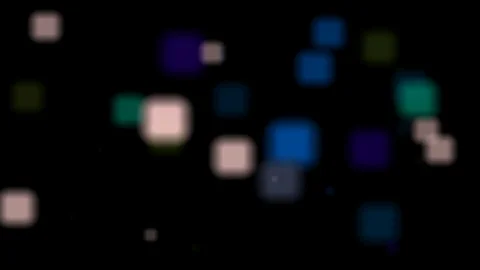 Color Blur Bokeh Boxes Seamless Looping Motion Graphic Background. HD 1080 Stock Footage 87995662