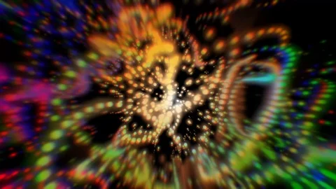 Color bokeh particles Stock Footage 103304850