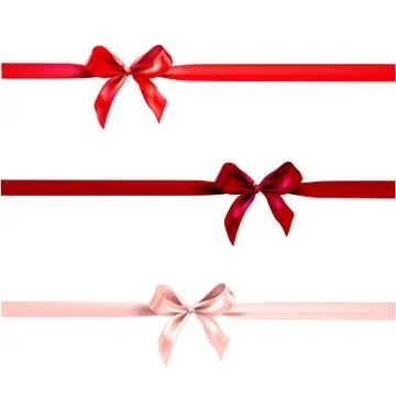 Color bow element-01 Stock Illustration