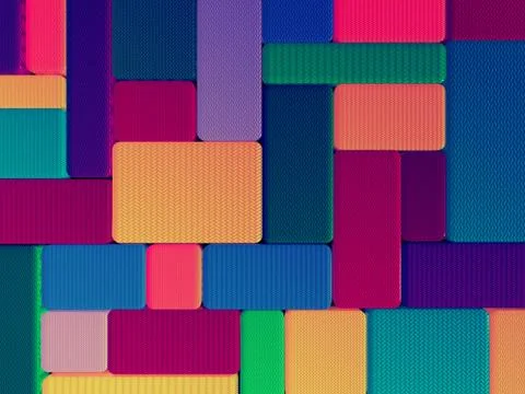 Color boxes Stock Illustration