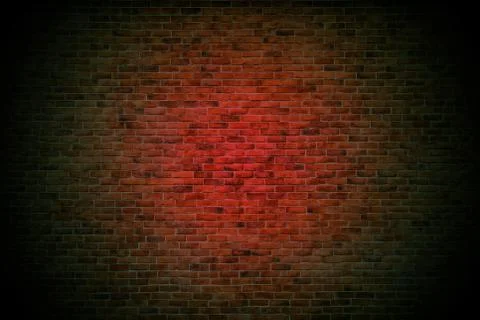 Color brick wall texture background , May use to interior design Stock Photos
