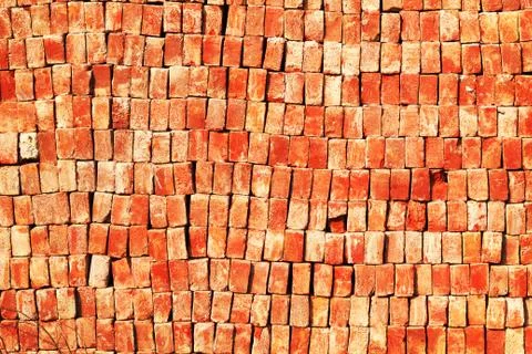 Color bricks background Stock Photos