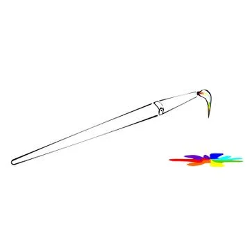 Color Brush 스톡 일러스트
