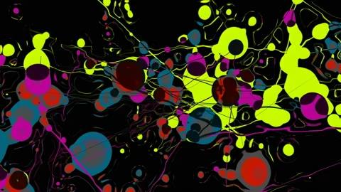 Color Bubbles 4K 06 Stock Footage 121173683