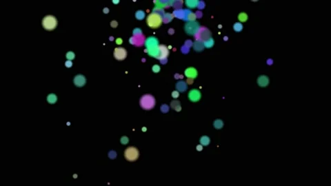 Color Bubbles falling motion backgound Stock Footage 236570271