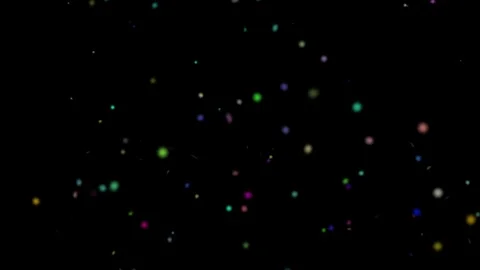 Color bubbles flying up background video Stock Footage 71162713