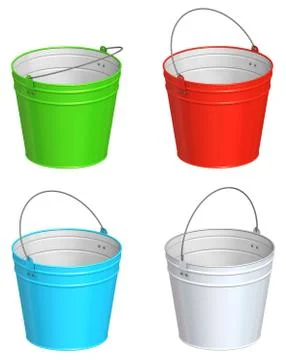 Color bucket Stock Illustration