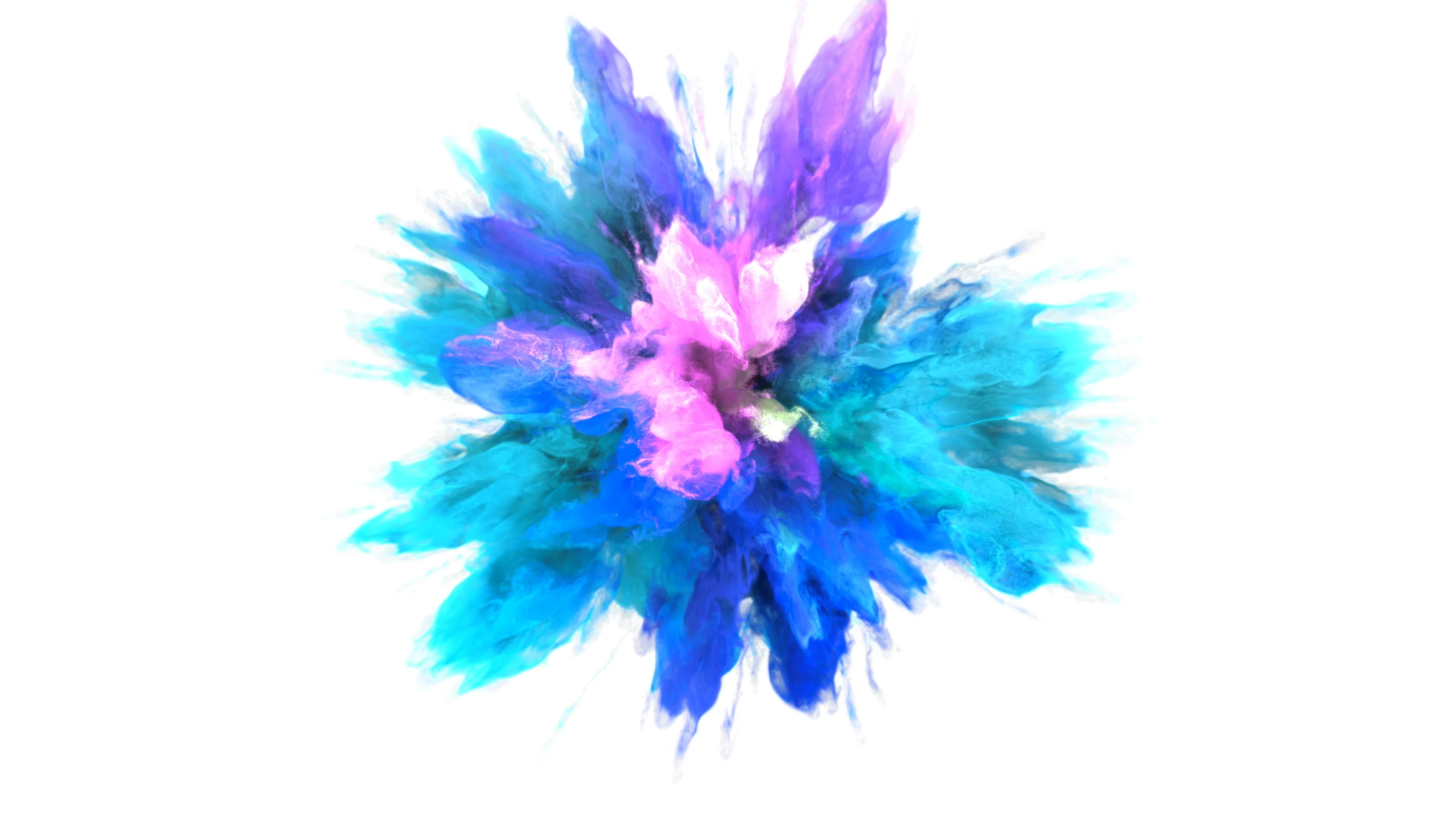 Color Burst Colorful Blue Pink Cyan Smoke Explosion Fluid Particles Color Burst Colorful Blue Pink Cyan Smoke Explosion Fluid Particles Alpha Matte Clip 89258132