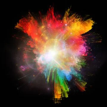 Color Burst Stock-Illustration