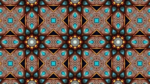 Color Burst Kaleidoscope Loop Stock Footage 252307593