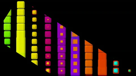 Color button dance,music rhythm show.computer,creativity,pattern,technology,ente Stock-Footage 798301