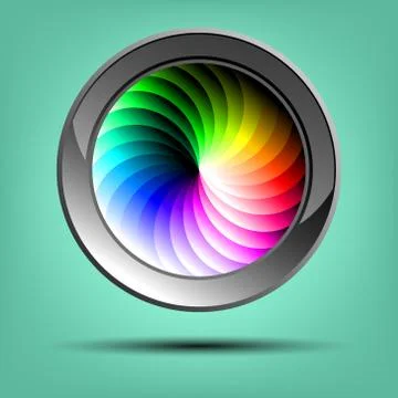 Color button Stock Illustration