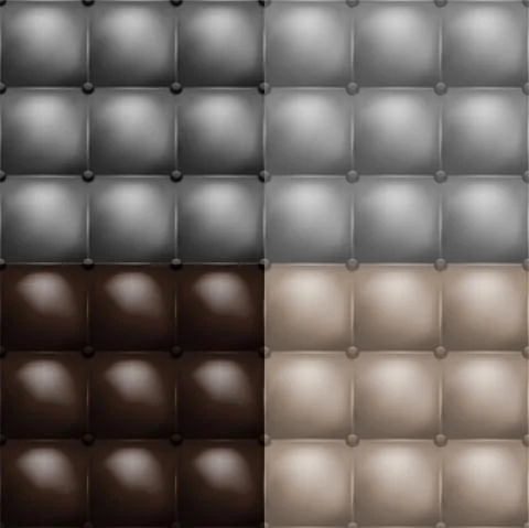 Color buttoned leather upholstery pattern texture Illustrazione stock