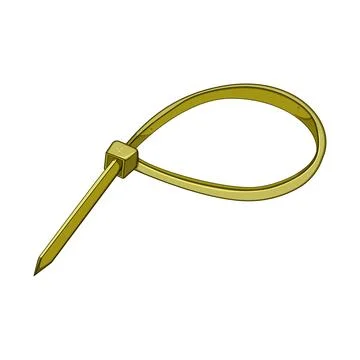 Color cable ties cartoon vector illustration 스톡 일러스트