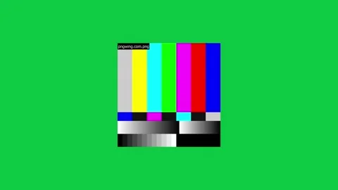 Color calibration test pattern video for screen and projector alignment Stock Footage 347718731
