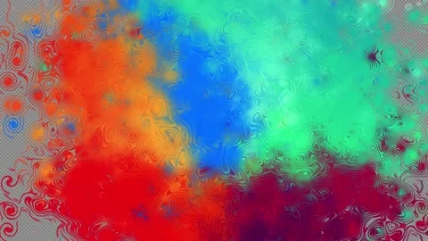 Color cartoon transition. Stock Footage 154463431