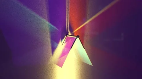 Color change light refraction Stock Footage 165475701