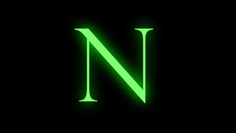 Color Change Text Glow Light Stock Footage 245441488