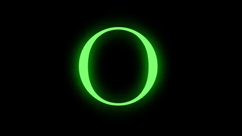 Color Change Text Glow Light Stock Footage 245441537