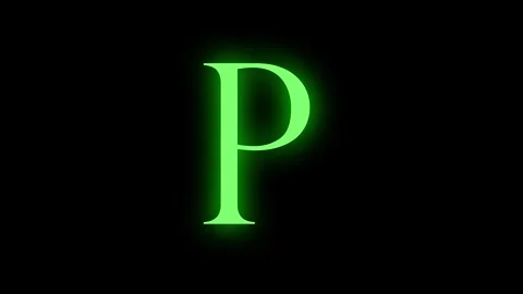 Color Change Text Glow Light Stock Footage 245441542