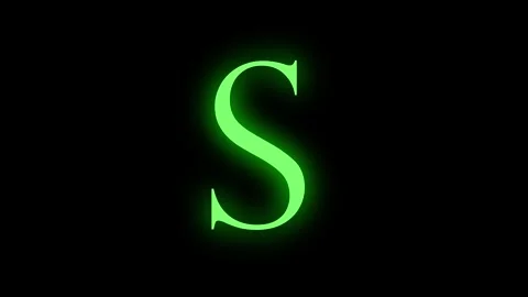 Color Change Text Glow Light Stock Footage 245441686