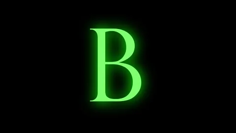 Color Change Text Glow Light Stock Footage 245441690