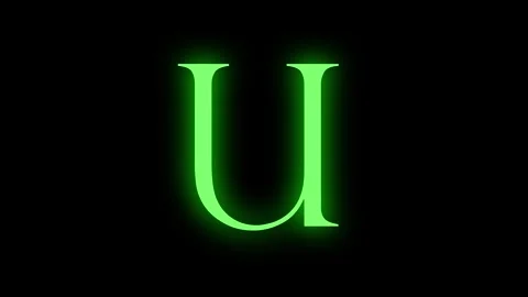 Color Change Text Glow Light Stock Footage 245441732