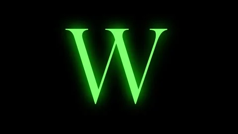 Color Change Text Glow Light Stock Footage 245441895